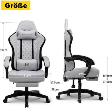 Ergonomische Bureaustoel -  Office Chair - Gamestoel - Volwa, Verzenden, Zo goed als nieuw