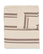 HEMA Tafelkleed 140x240cm katoen strepen bruin, Huis en Inrichting, Keuken | Textiel, Verzenden, Nieuw, Bruin