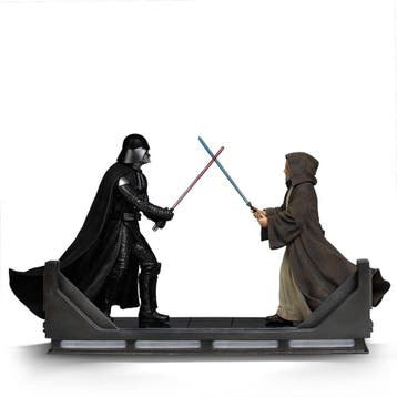 Star Wars Deluxe Art Scale Statue 1/10 Darth Vader Vs Obi..., Ophalen of Verzenden, Nieuw