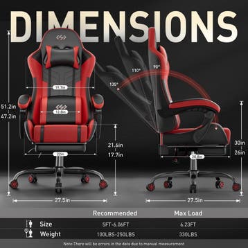 Ergonomische Bureaustoel - Office Chair - Gamestoel - Volwas, Verzenden, Zo goed als nieuw