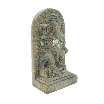 Khmer Mengmetaal Ganesha-beeldtalisman - 128 mm