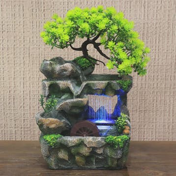 Decoratieve Binnen Waterval Tafel fontein met Kleurverandere, Verzenden