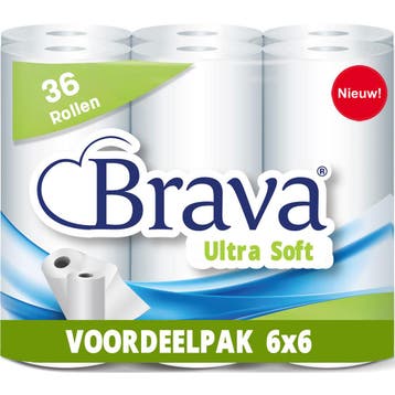 Voordeelverpakking: 36 Rollen - Brava - Super Keukenpapier, Ophalen of Verzenden
