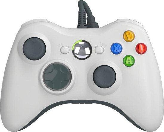 Controller Bedraad voor Xbox 360 - Wit (Nieuw), Spelcomputers en Games, Spelcomputers | Xbox | Accessoires, Nieuw, Verzenden