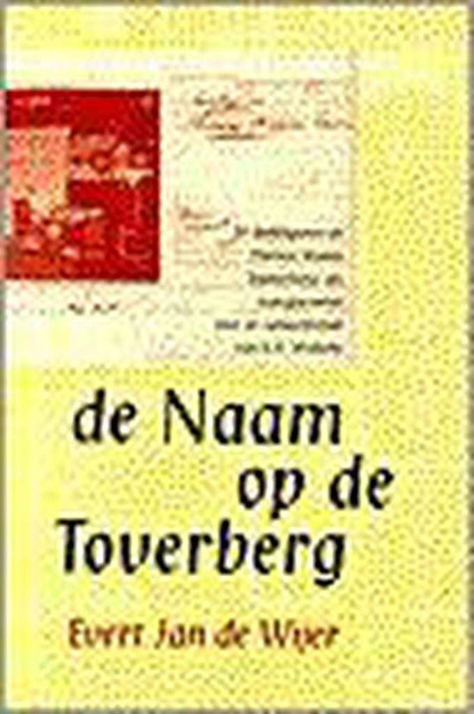 Naam Op De Toverberg, Boeken, Literatuur, Ophalen of Verzenden