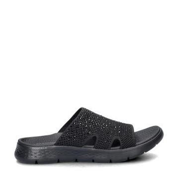 Skechers Go Walk Flex slippers voor dames in het Zwart, Slippers, Skechers, Verzenden, Zwart