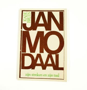 JAN MODAAL zijn streken en zijn taal - de Bruin, Boeken, Verzenden, Gelezen