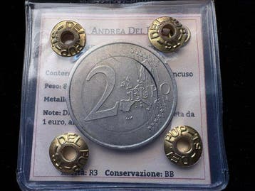 Duitsland. 2 Euro 2003 “Aquila” - Disco centrale da €.1