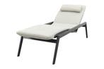 Corfu verrijdbaar ligbed incl. kussen - Royal Grey, Verzenden, Nieuw, Overige materialen
