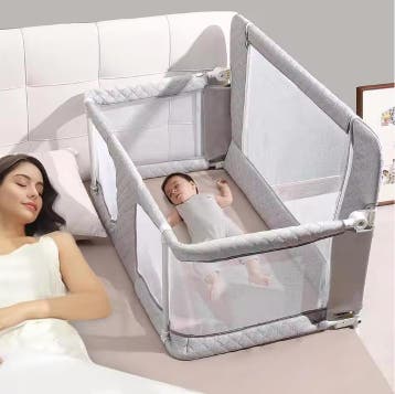 3-in-1 Opvouwbaar Babybedje Co-Sleeper, Wieg en Box, Verzenden, Nieuw
