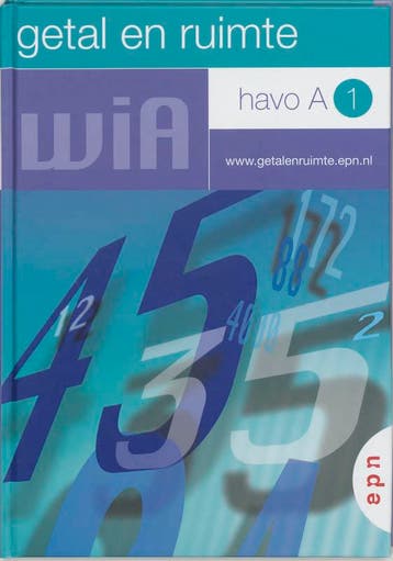 Getal en ruimte Havo A 1 deel Leerboek 9789011078048, Boeken, Zo goed als nieuw