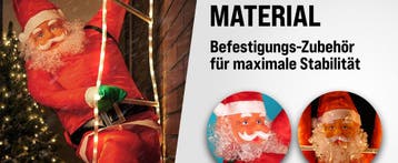 Kerstman op Ladder met 120 LED´s (Kerst artikelen), Diversen, Kerst, Verzenden, Nieuw