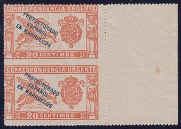 Marokko 1915 - Postzegels van Spanje. 20 cent, rood. -, Postzegels en Munten, Gestempeld
