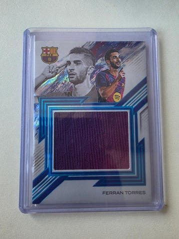 Futera FC Barcelona Ferran Torres 7/9 Serialized card,, Nieuw
