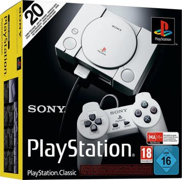 PlayStation Classic (boxed) (PlayStation 1), Spelcomputers en Games, Verzenden, Gebruikt, Vanaf 12 jaar