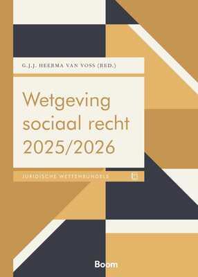 Wetgeving sociaal recht 20252026 9789462121645, Zo goed als nieuw