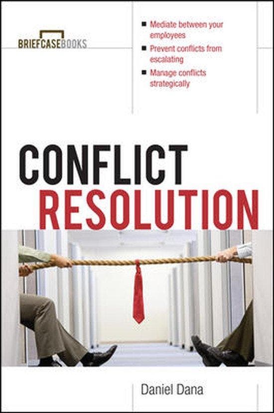 Conflict Resolution, Boeken, Literatuur, Ophalen of Verzenden