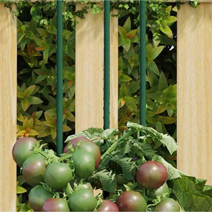 vidaXL Plantenstaken 30 st 90 cm staal groen, Tuin en Terras, Bloembakken en Plantenbakken, Nieuw, 60 cm of meer, Verzenden