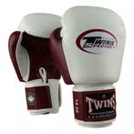 Twins Boxing Gloves - White/Wine Red, Sport en Fitness, Ophalen of Verzenden, Nieuw