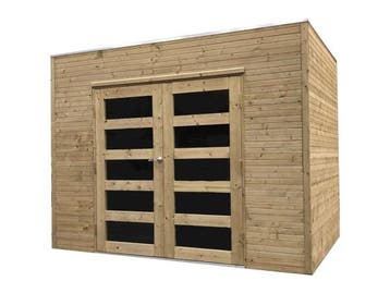 Veiling - Tuinhuis Capri geïmpregneerd 2870x1870x2250, Tuin en Terras, Nieuw