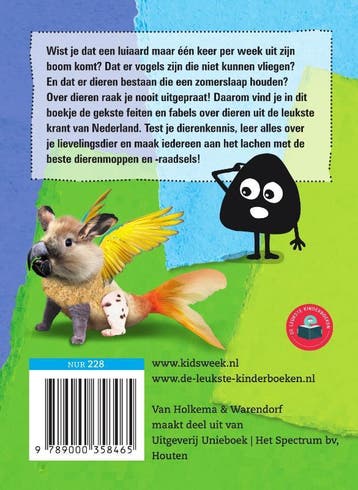 Feiten en fabels - dieren / Kidsweek 9789000358465 Kidsweek, Verzenden, Gelezen, Kidsweek