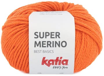 Katia Super Merino - 46 oranje - Wol/Acryl Garen, Ophalen of Verzenden, Nieuw