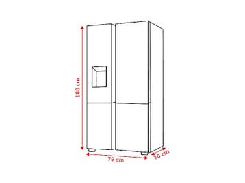 Frilec - Inhoud  419 L - Nofrost, 200 liter of meer, Verzenden, 60 cm of meer, Met aparte vriezer
