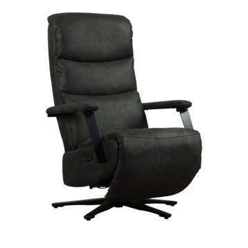 Relaxfauteuil Tijn bull ecoleer, Huis en Inrichting, Ophalen of Verzenden, Nieuw