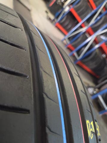225/50/18 95W GOODYEAR ZOMERBANDEN 6,4MM PROFIEL 2X, Ophalen, 18 inch, Gebruikt, Band(en)
