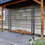 Houtopslag | Brandhoutrek | Houtrek | 148x25x148cm | Staal, Verzenden