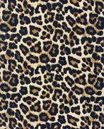 Cretonne Katoen Panter Print, Nieuw, Overige kleuren