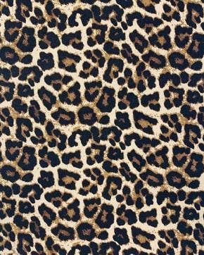 Cretonne Katoen Panter Print, Hobby en Vrije tijd, Stoffen en Lappen, Overige kleuren, Nieuw