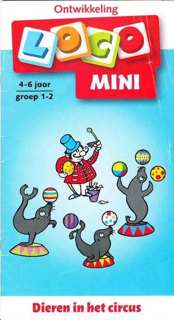 Mini Loco Ontwikkeling Dieren in het circus groep 1-2, Verzenden, Nieuw
