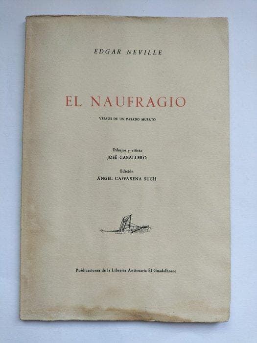 Edgar Neville; José Caballero ( Poema de Lorca y de Neruda), Antiek en Kunst, Antiek | Boeken en Bijbels