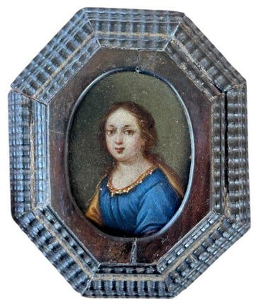 Scuola emiliana (XVII), Kring van - Elegante Ritratto