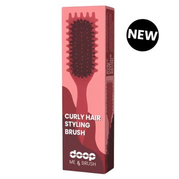 Doop Me & Brush Curly Hair Styling Brush Rood, Ophalen of Verzenden, Nieuw, Gel, Wax, Haarlak of Mousse