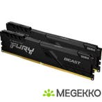 Kingston DDR4 FURY Beast 2x16GB 3200, Computers en Software, RAM geheugen, Verzenden, Nieuw