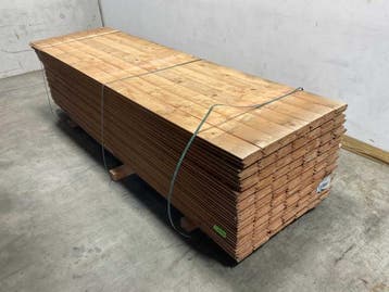 Veiling - 50x Redvision blokhutprofiel 300x14,5x2,8cm, Doe-het-zelf en Verbouw, Nieuw