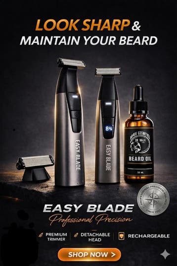 Easy Blade trimmer - Baard olie, Nieuw, Verzorging