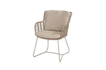 4-Seasons Fabrice tuinstoel - Antraciet (1 stuk) | AANVRAAG, Tuin en Terras, Tuinstoelen, Verzenden, Nieuw, Overige materialen