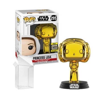 Funko Pop Star Wars  Princess Leia Gold 295 2019 Galactic, Verzenden, Nieuw