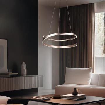 LED Hanglamp - Cinque Cinardi - 1 Lichtpunt van 50 Watt -, Ophalen of Verzenden, Nieuw, Metaal