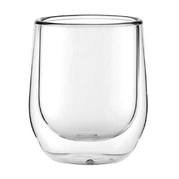 Dubbelwandig  macchiato glas | 110ml | 6,5(h) x 6,9(b) x..., Verzenden