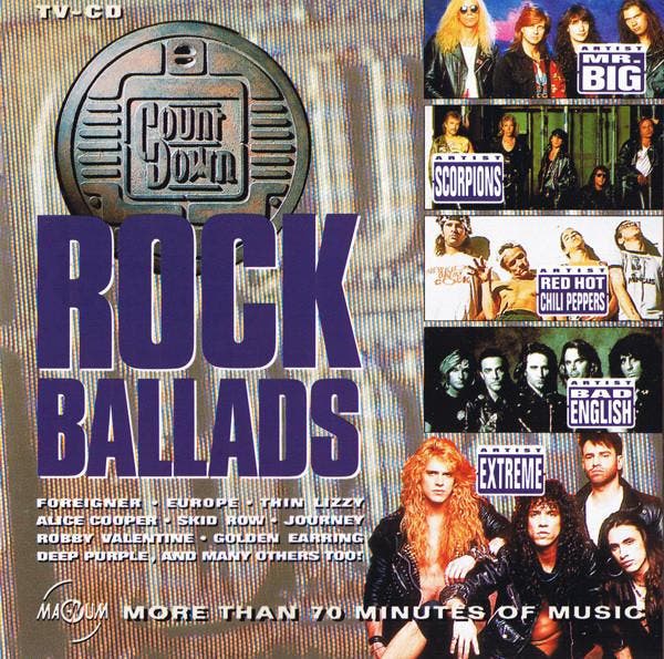 Various - Countdown Rockballads (CD, 1992), Cd's en Dvd's, Cd's | Rock, Gebruikt, Ophalen of Verzenden