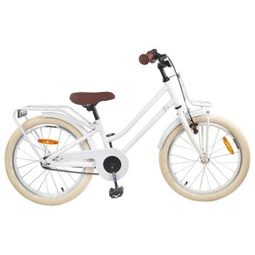 vidaXL Kinderfiets 18 Inch voor 5-7 jaar Wit, Fietsen en Brommers, Fietsen | Racefietsen, Verzenden, Nieuw