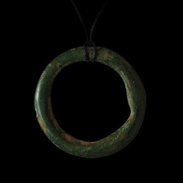 Oud-Celtisch Brons Druid Infinity Amulethanger met
