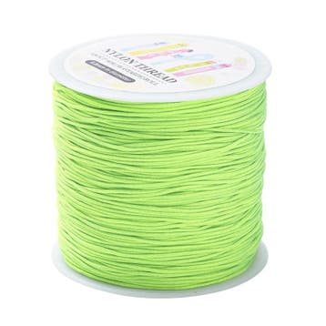 1 rol macramé draad 0,8 mm – lime – 90 meter (Macramé, Ophalen of Verzenden, Nieuw, Kraal