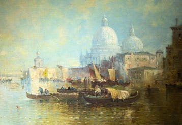 William Meadows (1870-18 - Canal Grande & Santa Maria della