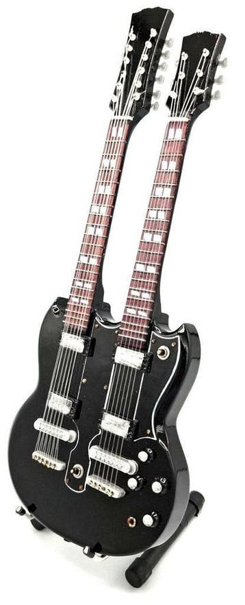 Miniatuur replica Gibson SG gitaar - Slash - Guns N Roses, Verzenden, Nieuw, Pop, Beeldje of Miniatuur
