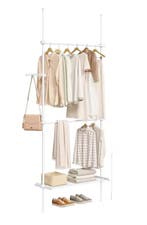 Telescopisch Kledingrek – Verstelbare Garderobe met Haken, Verzenden, Nieuw